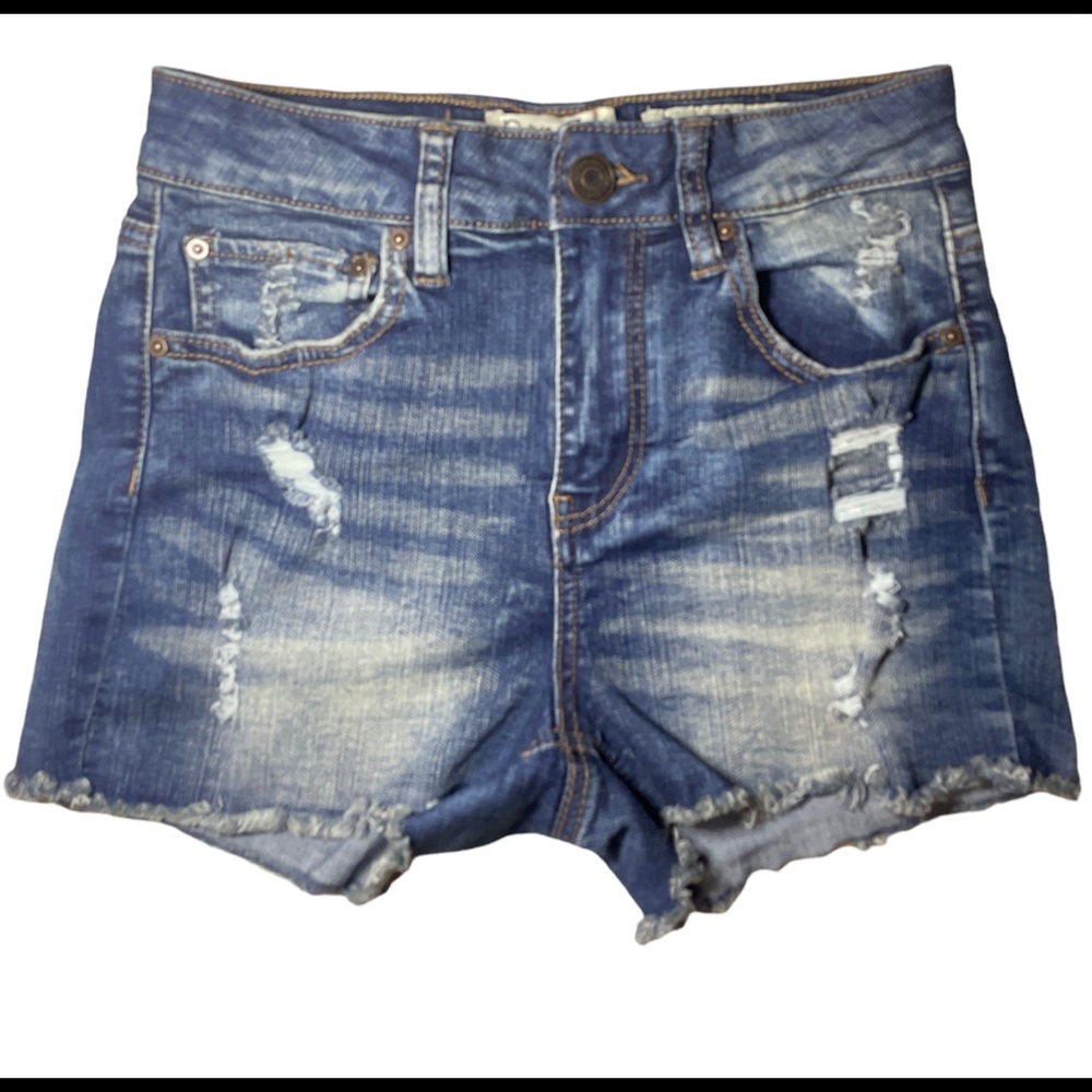 Indigo Rein Women’s Distressed Cut-off Jean Shorts Size 5